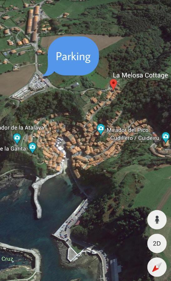 La Melosa Cottage Cudillero Kültér fotó